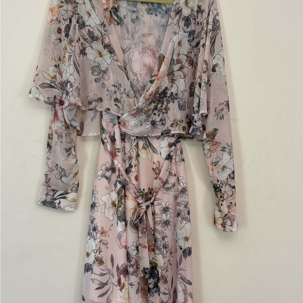 Floral Wrap Dress